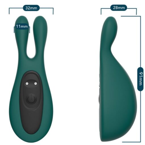 ARMONY - ESTIMULADOR  VIBRADOR RABBIT VERDE - Imagen 4