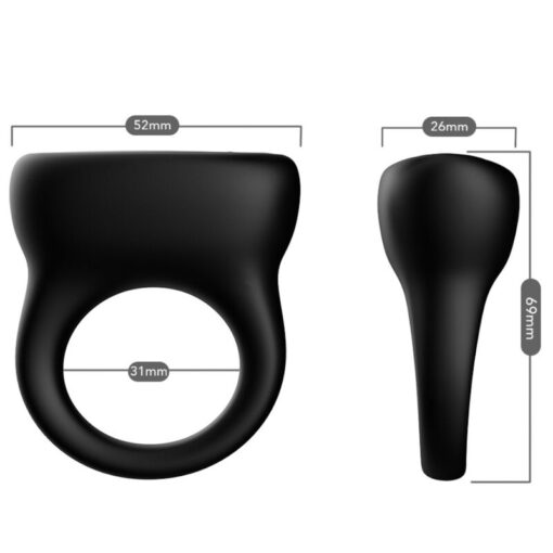ARMONY - ANILLO VIBRADOR NEGRO - Imagen 4