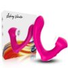 ARMONY - SECRETKISS ESTIMULADOR CON LENGUA CLITORIS  VIBRADOR CURVO FUCSIA