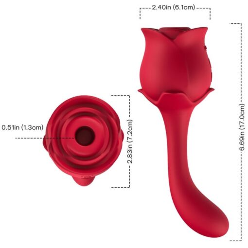 ARMONY - ROSELOVER ONDAS ESTIMULADORAS CLÍTORIS  ESTIMULADOR ROJO - Imagen 3