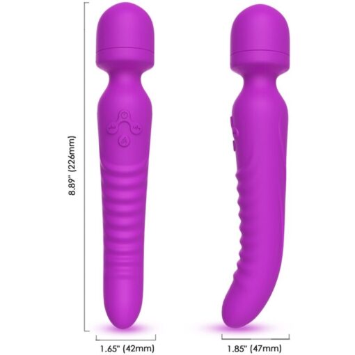 ARMONY - MISSION MASAJEADOR  VIBRADOR EFECTO CALOR VIOLETA - Imagen 3