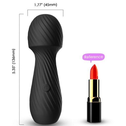 ARMONY - DAZZLE MASAJEADOR  VIBRADOR PEQUEÑO NEGRO - Imagen 3
