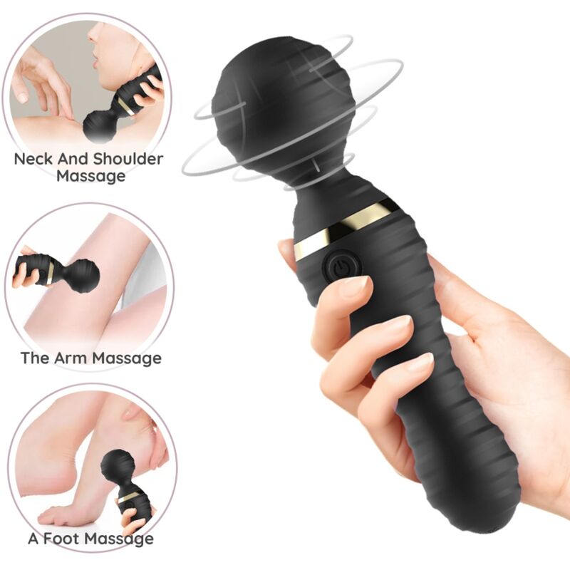ARMONY - FREEDO MASAJEADOR  VIBRADOR PEQUEÑO NEGRO - Imagen 4