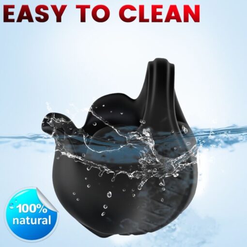 ARMONY - CUPPING ANILLO VIBRADOR CONTROL REMOTO NEGRO - Imagen 2