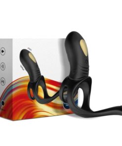 ARMONY - JOY JUMPER ANILLO VIBRADOR PAREJAS  PLUG ANAL CONTROL REMOTO NEGRO