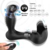 ARMONY - SURROUND VIBRADOR ANAL  ESTIMULADOR TESTÍCULOS CONTROL REMOTO NEGRO