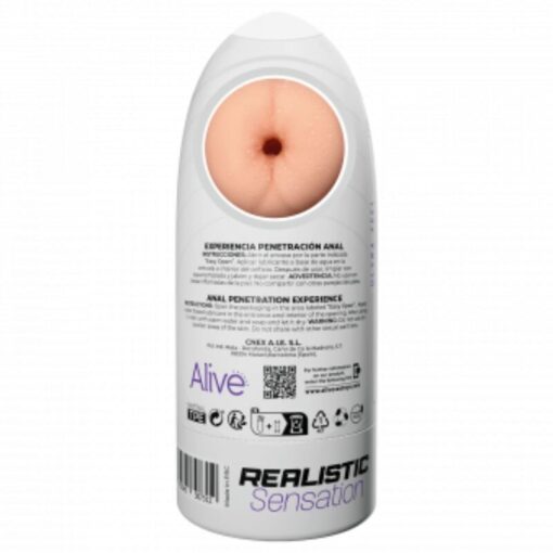 ALIVE - FLEX MASTURBADOR MASCULINO ANO TALLA M - Imagen 3