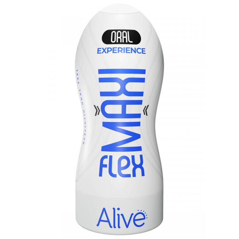 ALIVE - MAXI FLEX MASTURBADOR MASCULINO BOCA TALLA L - Imagen 5