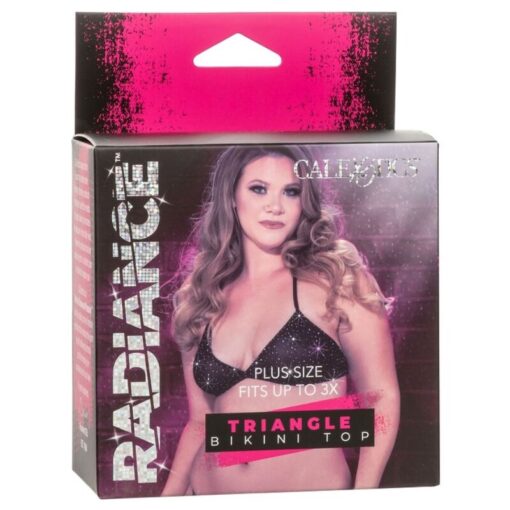 CALEXOTICS - RADIANCE TOP DE BIKINI TRIANGULAR PEDRERÍA TALLA GRANDE - Imagen 4