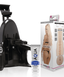 FLESHLIGHT - ELSA JEAN VAGINA TASTY + UNIVERSAL LAUNCH + LUBRICANTE AQUA QUALITY 50 ML