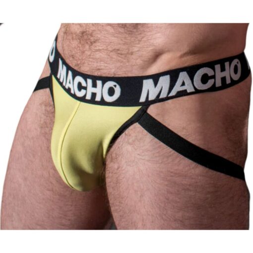 MACHO - MX25A JOCK AMARILLO LYCRA S - Imagen 3