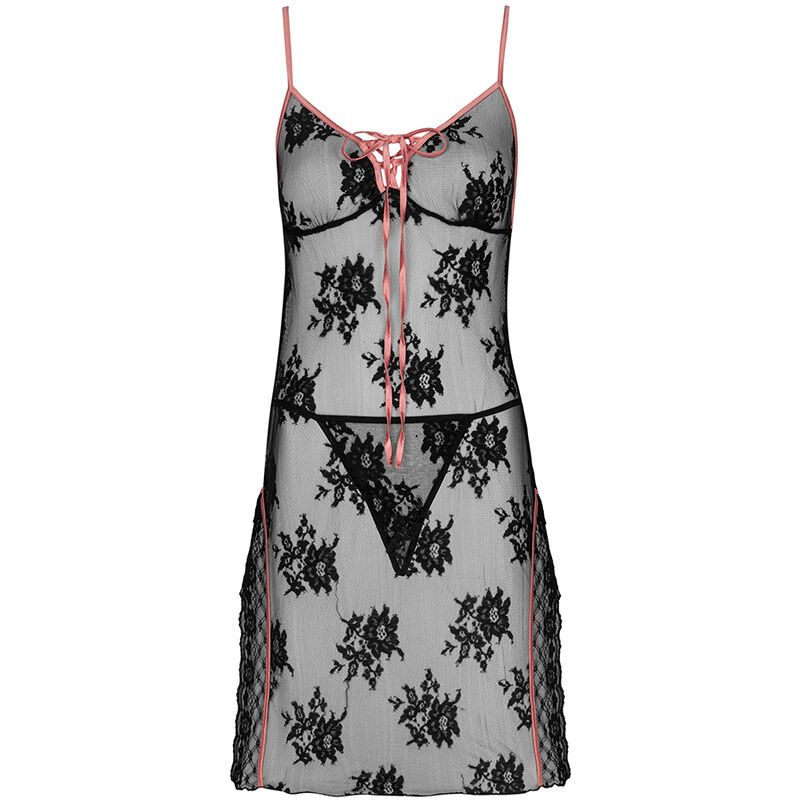 LIVCO CORSETTI FASHION - KARONIN LC 90628 FALDA + PANTY NEGRO - Imagen 2