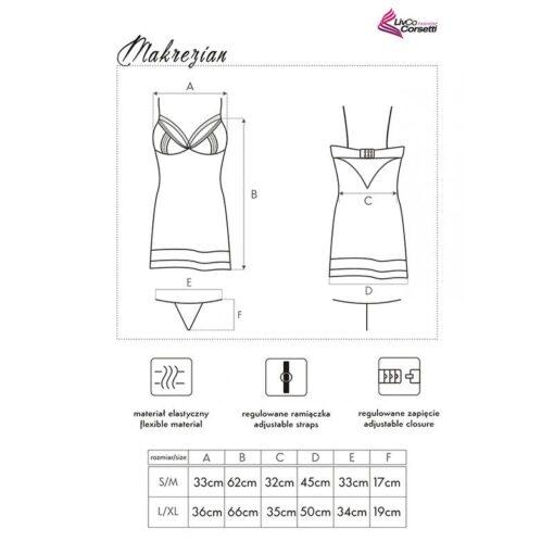 LIVCO CORSETTI FASHION - MAKREZIAN LC 90545 FALDA + PANTY NEGRO - Imagen 5