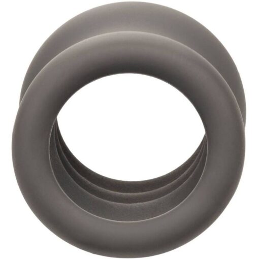 CALEXOTICS - ALPHA ANILLO EXTENSIÓN ESCROTO DOBLE NEGRO - Imagen 5