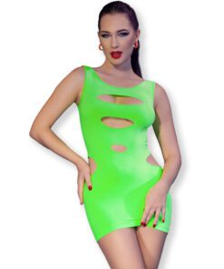 CHILIROSE - CR 4621 VESTIDO VERDE S/M