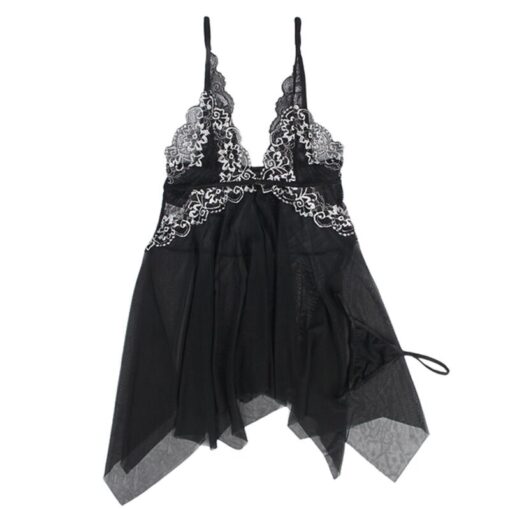 SUBBLIME - BABYDOLL TELA TUL PECHO ENCAJE S/M - Imagen 4