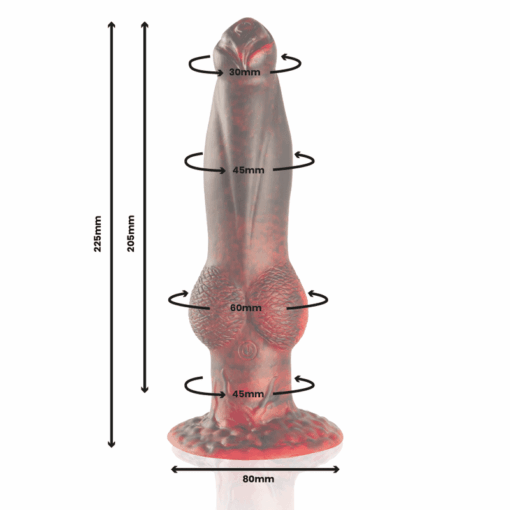 EPIC - PROMETHEUS DILDO TITAN EN LLAMAS RECARGABLE CONTROL REMOTO - Imagen 4