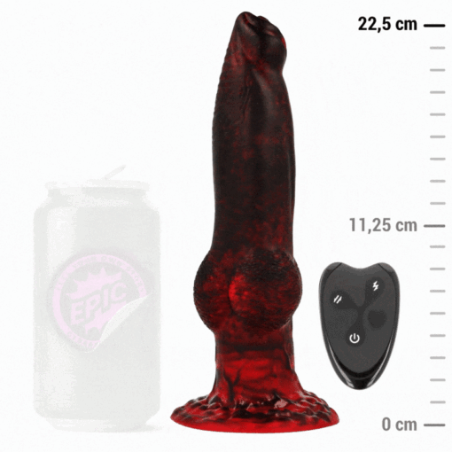 EPIC - PROMETHEUS DILDO TITAN EN LLAMAS RECARGABLE CONTROL REMOTO - Imagen 2