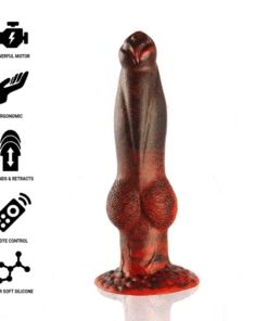 EPIC - PROMETHEUS DILDO TITAN EN LLAMAS RECARGABLE CONTROL REMOTO