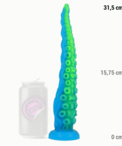 EPIC - SCYLLA DILDO TENTÁCULO FINO FLUORESCENTE TAMAÑO GRANDE