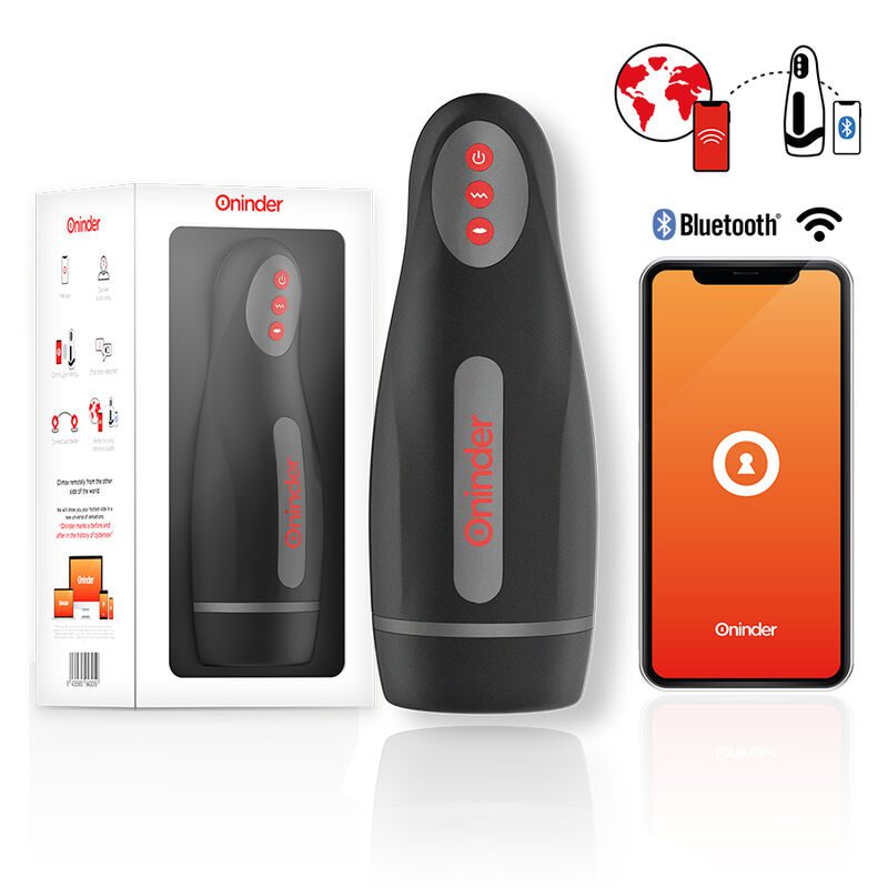 ONINDER - SEOUL MASTURBADOR MASCULINO DE COMPRESION Y VIBRACIÓN - APP GRATUITA - Imagen 4