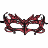 QUEEN LINGERIE - ANTIFAZ DE ENCAJE DETALLES ROJO
