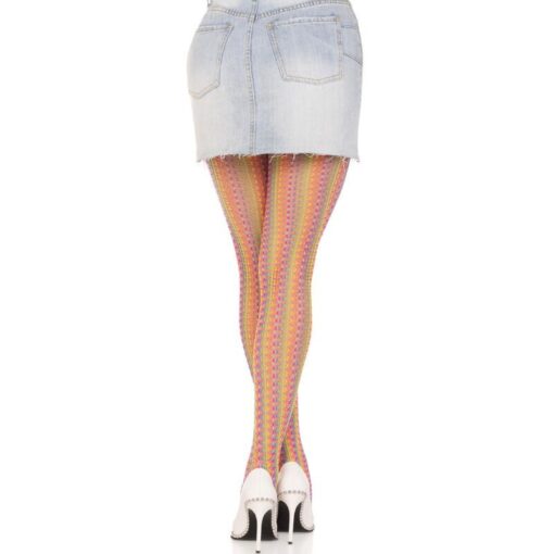 LEG AVENUE - MEDIAS DE CROCHET MULTICOLOR - Imagen 2