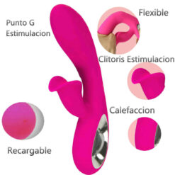 ARMONY - DARO VIBRADOR ESTIMULADOR PULL RING FUCSIA