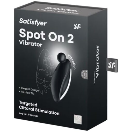 SATISFYER - SPOT ON 2 VIBRADOR LAY-ON NEGRO - Imagen 5
