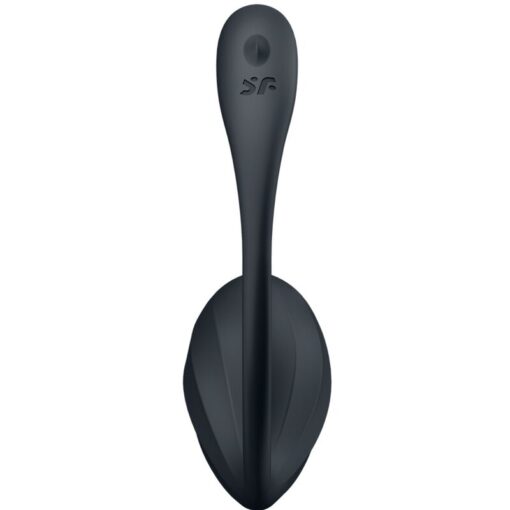 SATISFYER - RIBBED PETAL ESTIMULADOR PUNTO G CONTROL REMOTO NEGRO APP GRATUITA - Imagen 3