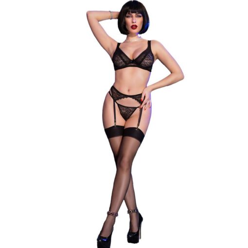 CHILIROSE - CR 4692 SET CUATRO PIEZAS NEGRO S - Imagen 3