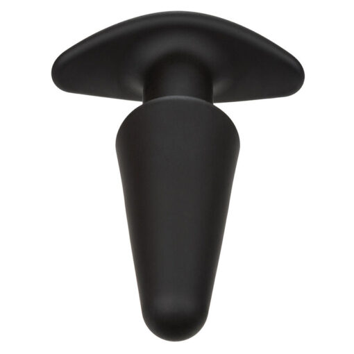 CALEXOTICS - ROCK BOTTOM PLUG ANAL CÓNICO 10 VIBRACIONES SILICONA NEGRO - Imagen 4