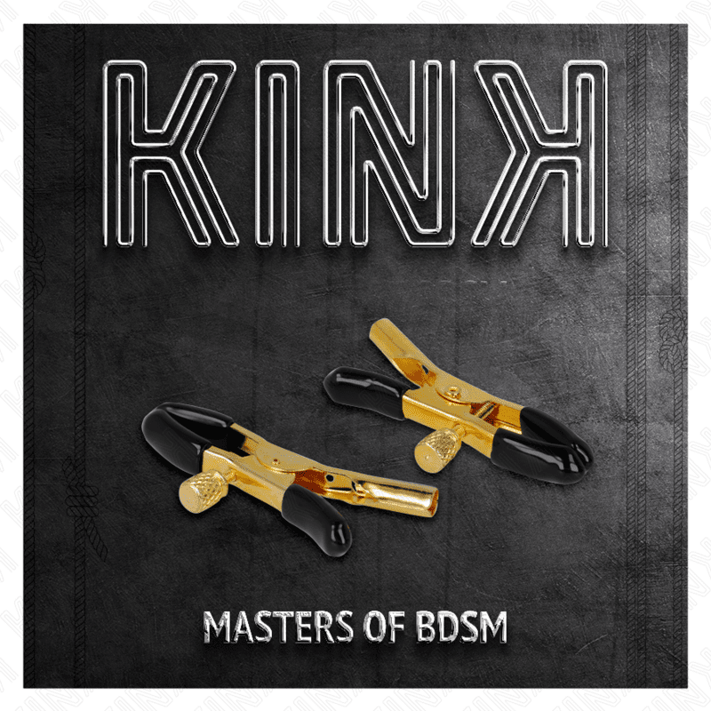 KINK - PINZAS PARA PEZONES DORADO 6 CM - Imagen 5