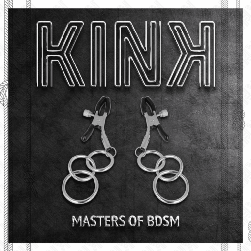KINK - PINZAS PARA PEZONES CON 3 AROS 6 CM - Imagen 5