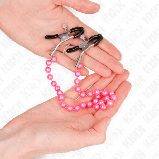 KINK - PINZAS PARA PEZONES CON CADENA VIOLETA 30 CM - Imagen 3