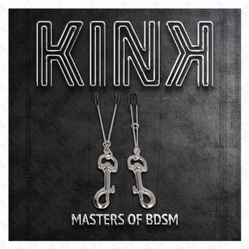 KINK - PINZAS PARA PEZONES FINA CON GANCHO PLATEADO 7 CM - Imagen 5