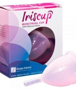 IRISCUP - COPA MESTRUAL ROSA GRANDE + BOLSA ESTERILIZADORA GRATIS