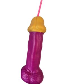 DIABLO PICANTE - VASO PENE PLÁSTICO FUCSIA