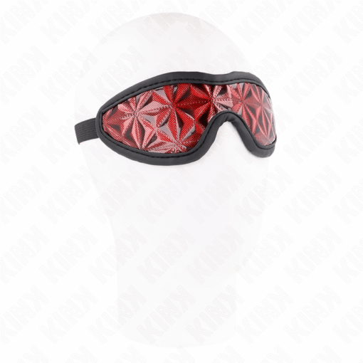 KINK - VENDA CON PATRÓN DE DIAMANTES ROJO 20.5 x 6 CM - Imagen 3