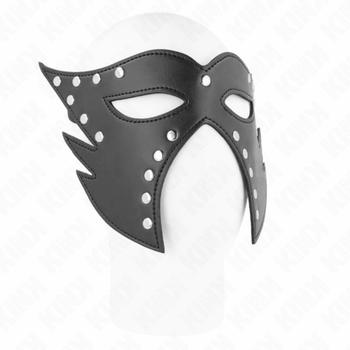 KINK - MÁSCARA DE POLIPIEL SEXY MODELO 2 27 x 13 CM - Imagen 3