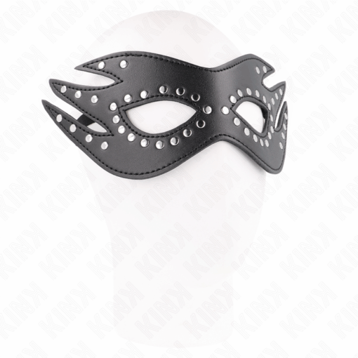 KINK - MÁSCARA DE POLIPIEL CON REMACHES MODELO 3 26 x 9.5 CM - Imagen 3