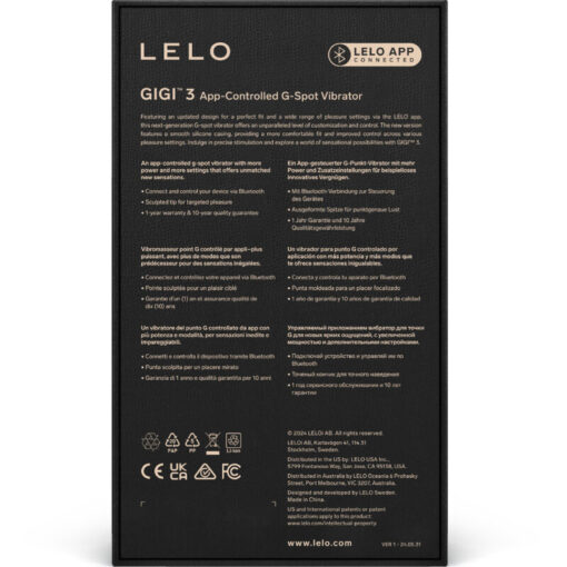 LELO -   GIGI™ 3 VIBRADOR PUNTO G VIOLETA - Imagen 4