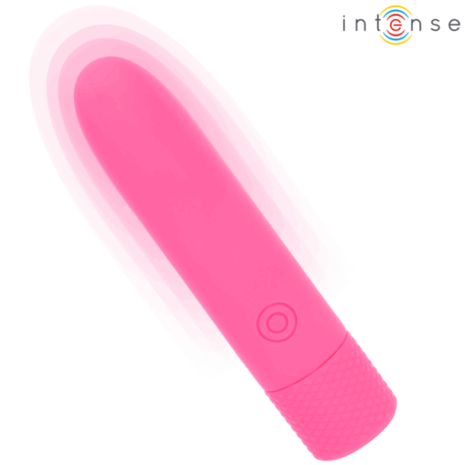 INTENSE - SYMONE BALA VIBRADORA RECARGABLE POR USB 8 VIBRACIONES ROSA 10 X 2.2 CM - Imagen 3