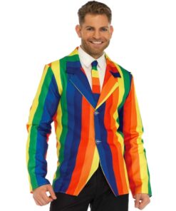 LEG AVENUE - TRAJE BLAZER + CORBATA ARCOÍRIS S