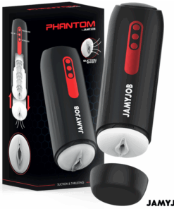 JAMYJOB - PHANTOM MASTURBADOR VAGINA AUTOMTICO 5 MODOS ONDAS ESTIMULADORAS Y EMPUJE