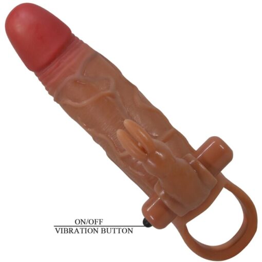 PRETTY LOVE - OSMAR FUNDA PARA PENE + ESTIMULADOR DE CLÍTORIS CON VIBRACIÓN - Imagen 5