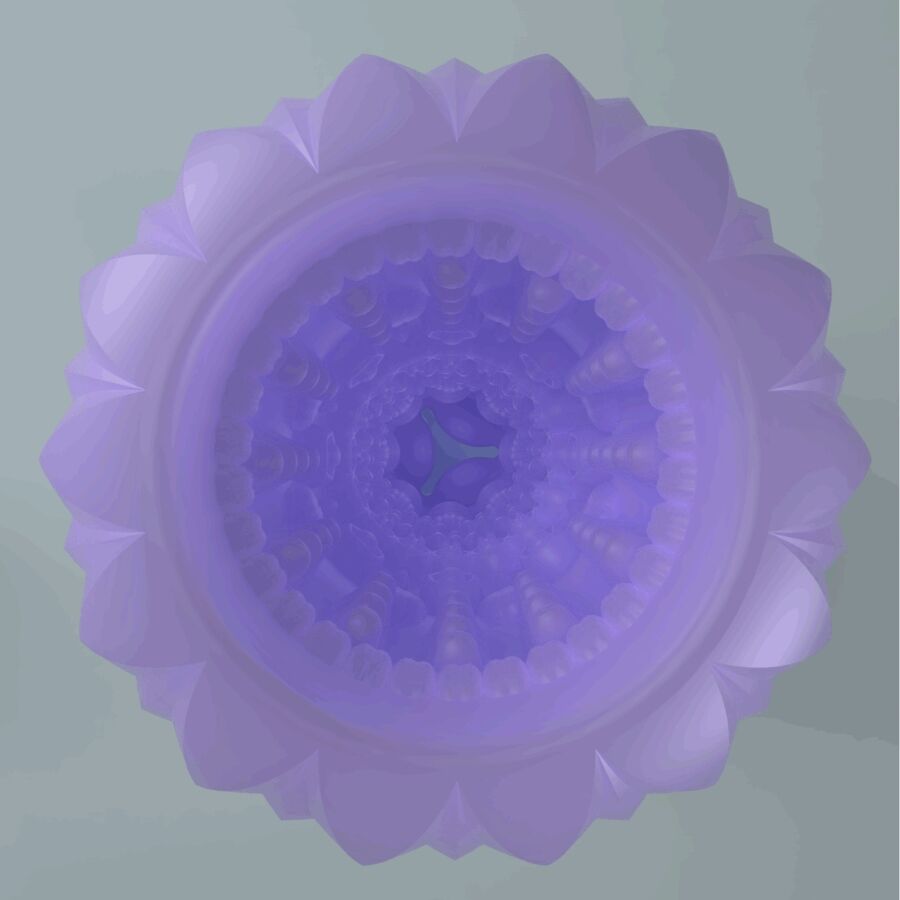 PRETTY LOVE - ATHENA ALICE MASTURBADOR MASCULINO MORADO - Imagen 2