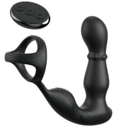 ANAL FANTASY ELITE COLLECTION - ANILLO Y MASAJEADOR ANAL VIBRADOR CON CONTROL REMOTO