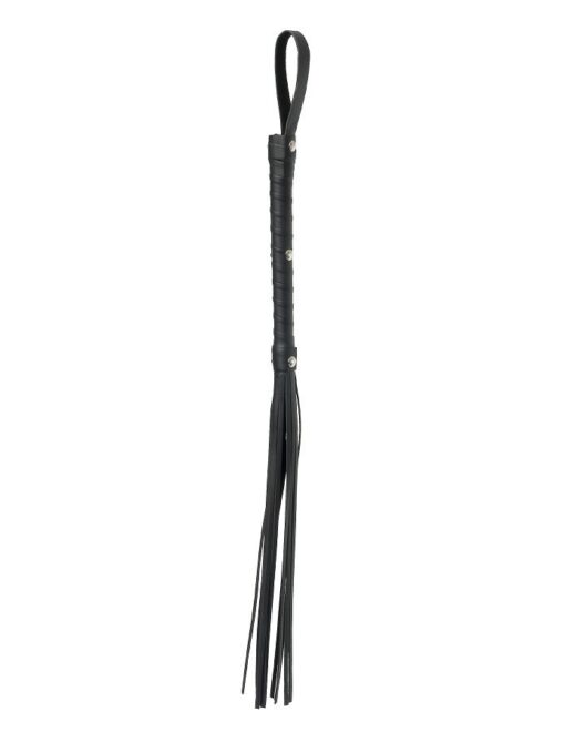 FETISH FANTASY LIMITED EDITION - LATIGO AZOTADOR PIEL NEGRO - Imagen 2
