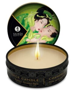 SHUNGA - MINI CARESS BY CANDELIGHT VELA MASAJE TÉ VERDE 30 ML